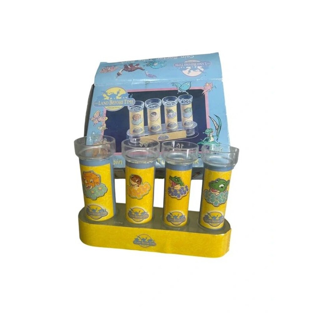 Vintage The Land before time coin sorter tube bank